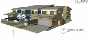 Proposed Coral Cove Resort subdivision dwelling type A perspective view