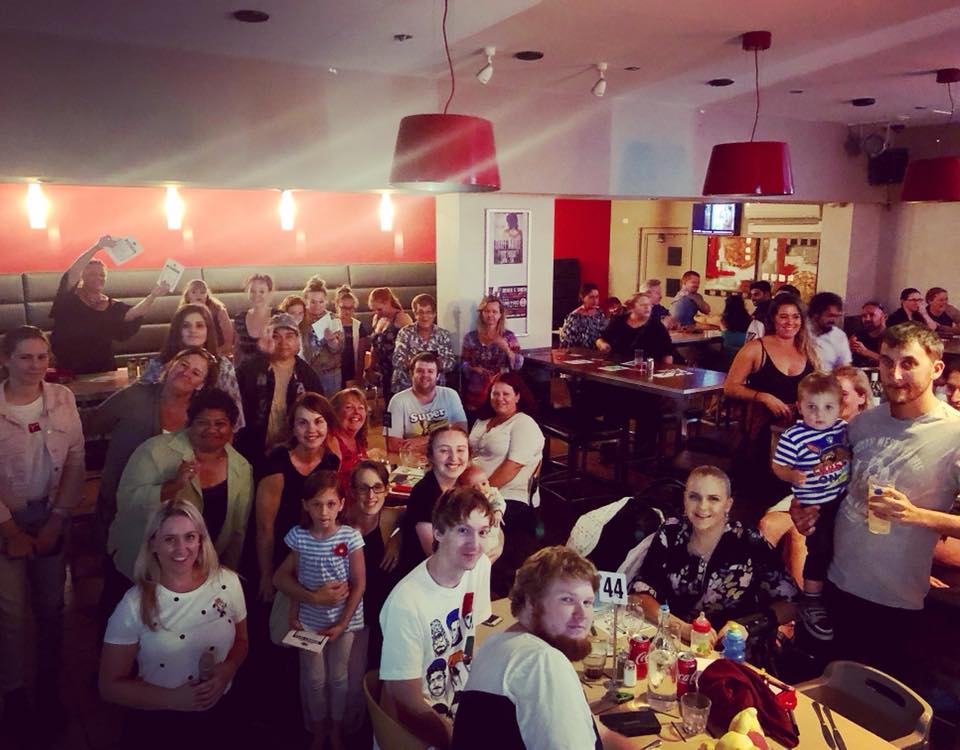 The Metro Hotel packed for Lisa's music bingo.