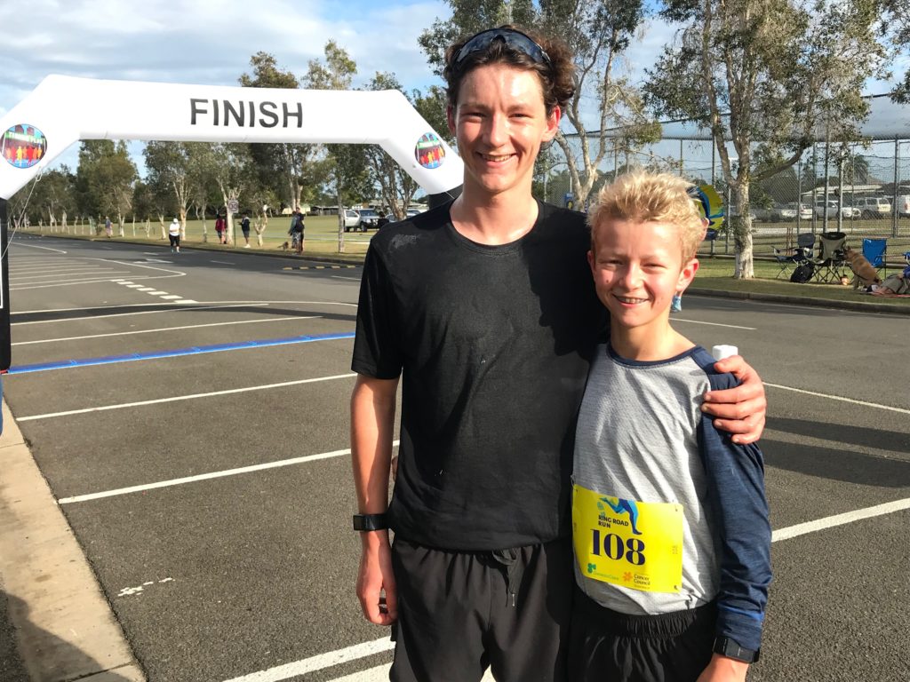 2019 Ring Road Run, James and Matthew Thomas.