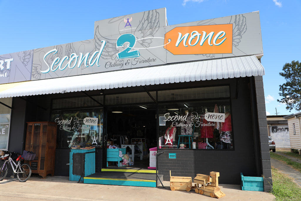 Preparing Parents for Work: Second 2 None store, operated by the Angels Community Group.