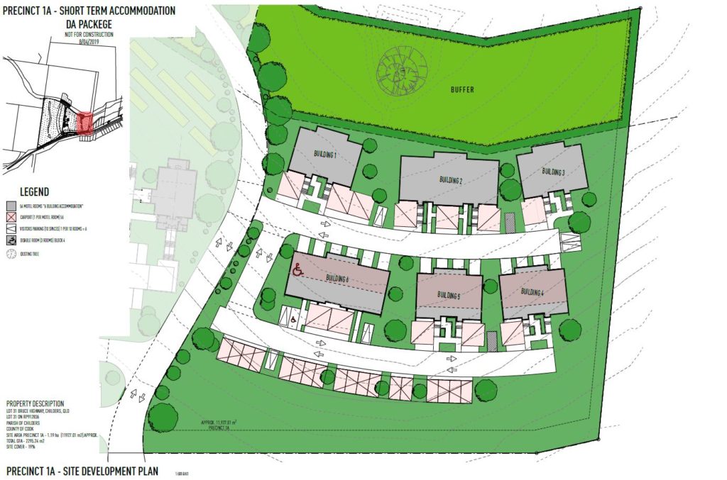 ARTIST IMPRESSION: Hillview at Childers unit development plans.