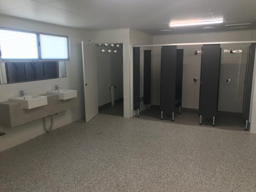 cricket change room upgrade