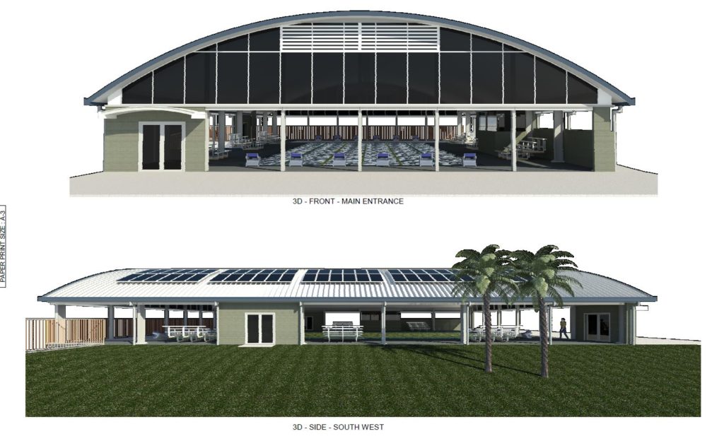The Childers Pool tender for shade cover has been awarded.