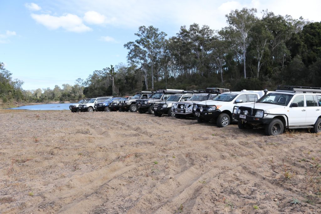 The group on the Kolan River.