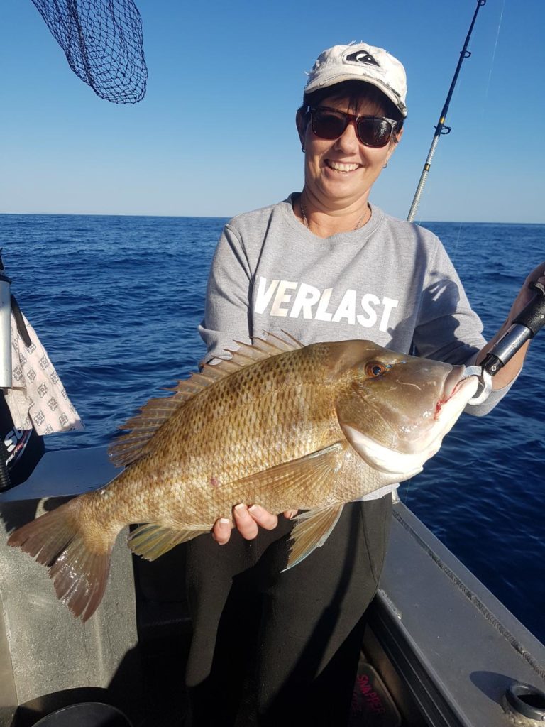 Sandi Clayton-Nock out on the water last weekend