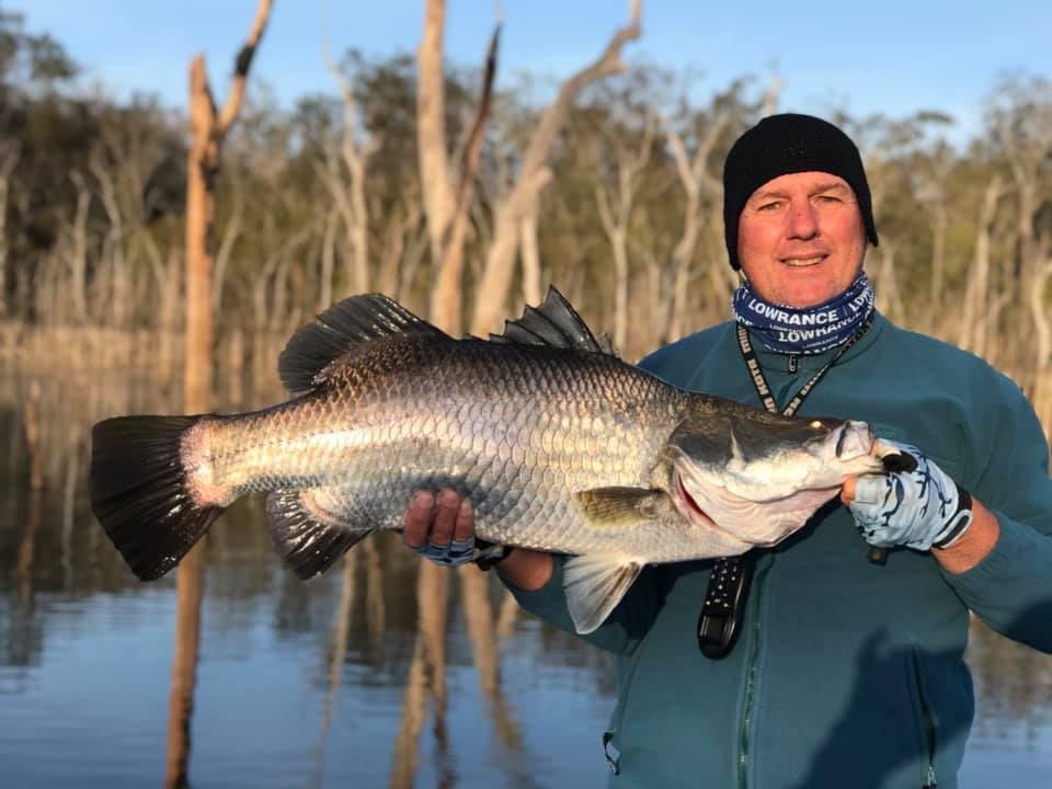 Keith Whalley with a Monduran barra.