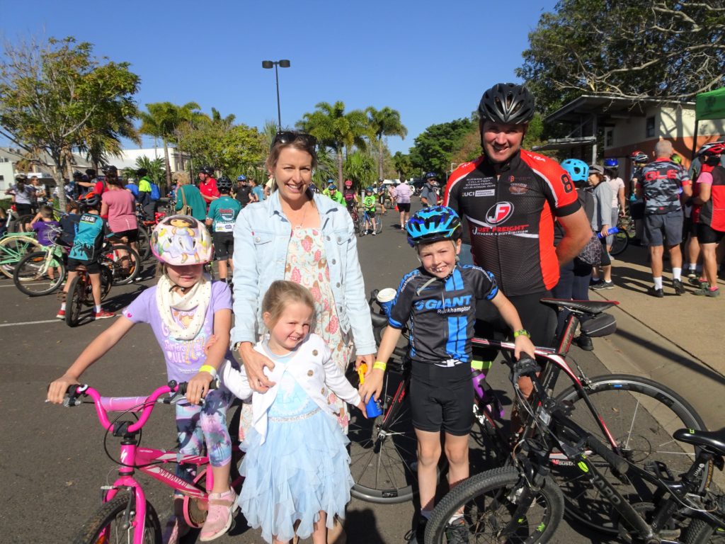 Professional cyclist Aaron Kemps City to Coast Community Ride