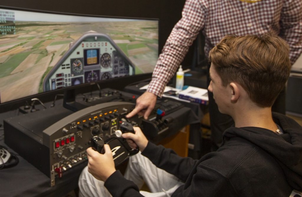 Jack Brophy from Bundaberg at the Defence Academy open day