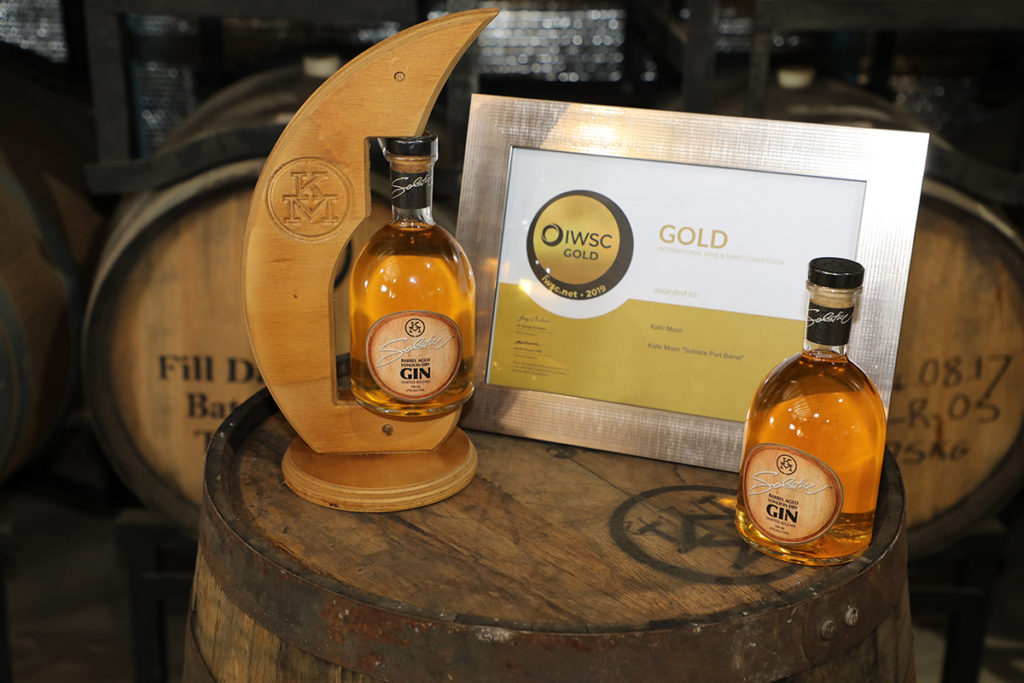 solstice barrel-aged gin