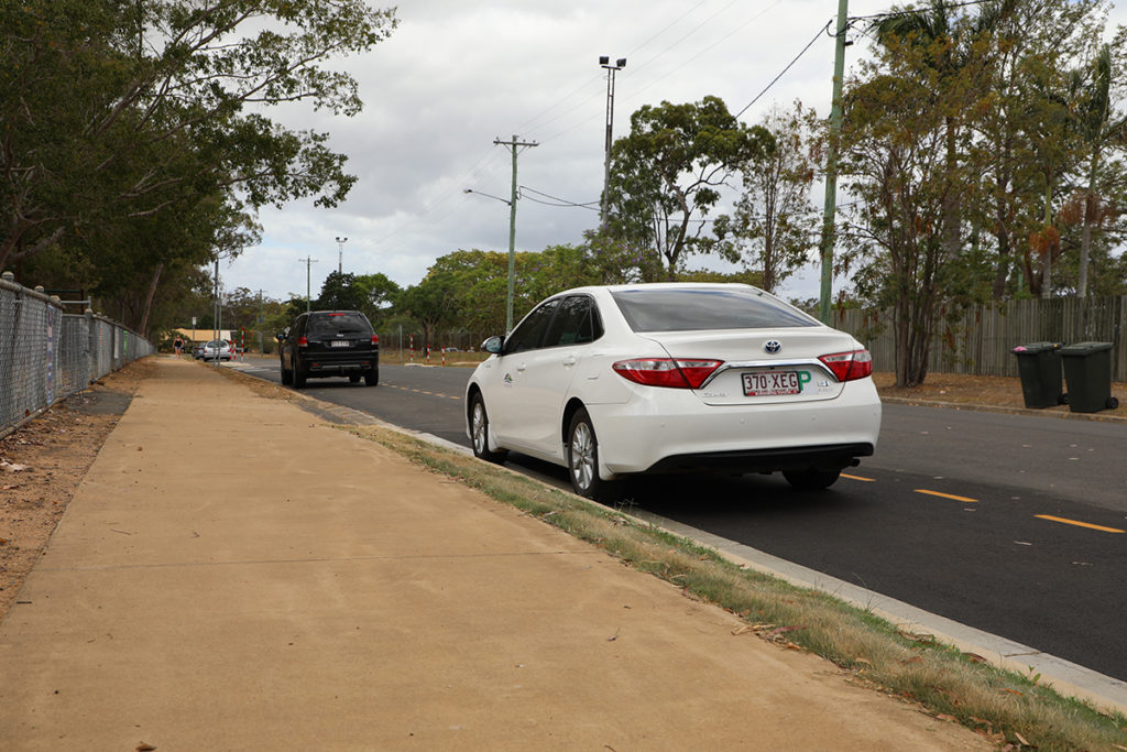 An extension to the Kiss and Go zone at Norville State School is assisting with traffic flow in the area. 