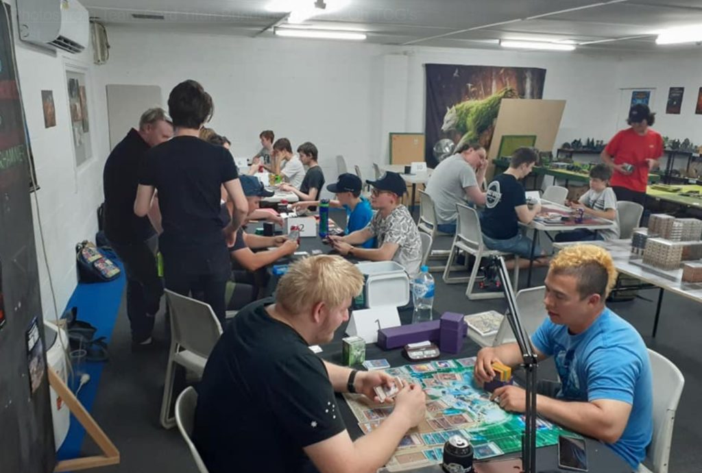 Players of all ages meet each Saturday at The Game Store, Maryborough Street. 