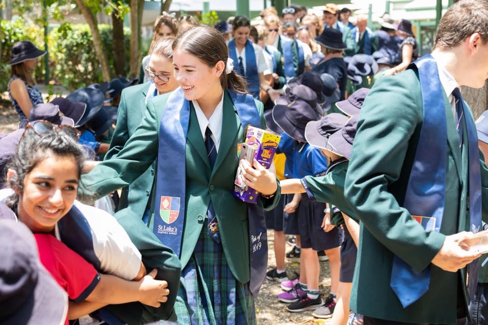 St. Luke's Anglican school graduates of 2019. 