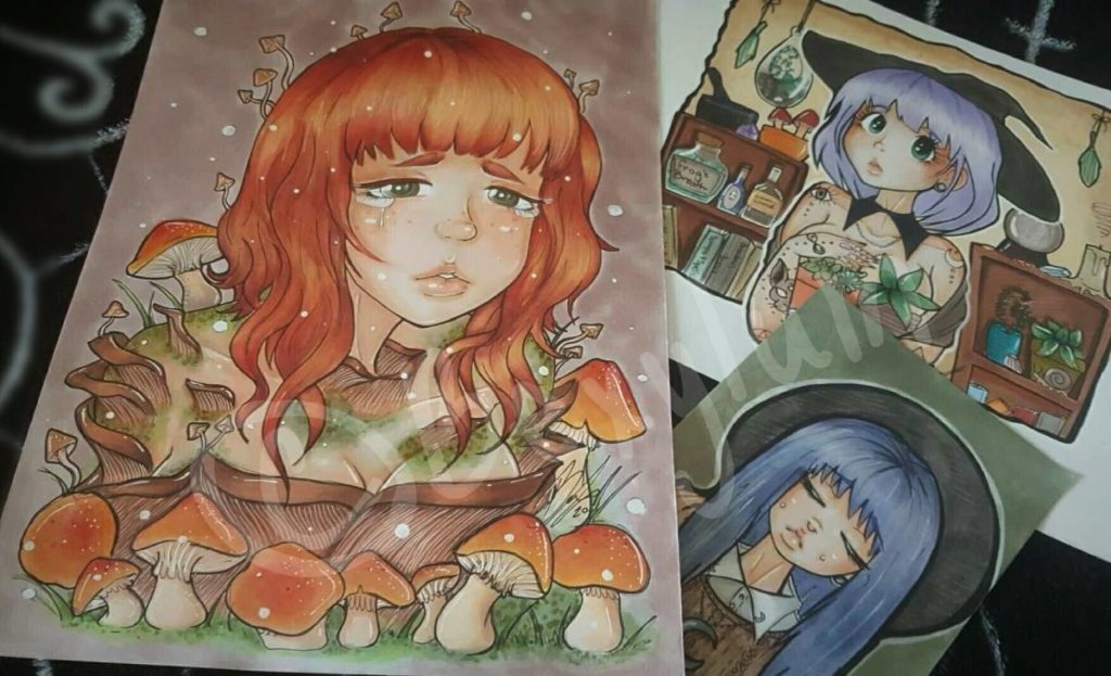 Bec McPherson Manga art