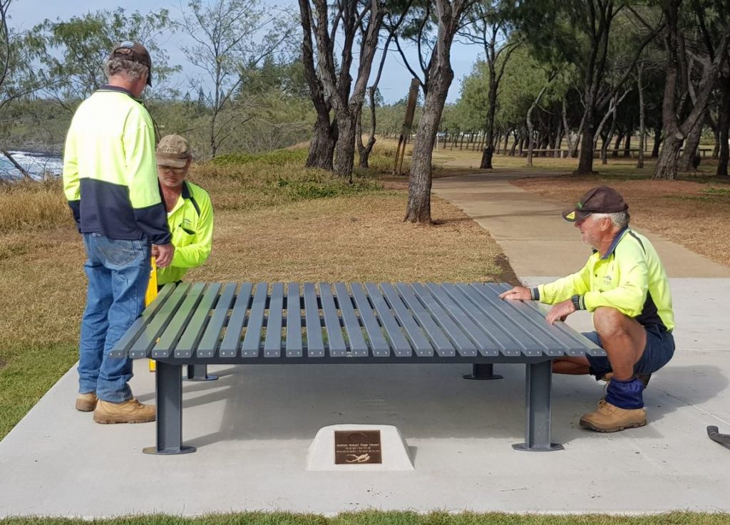 memorial bench