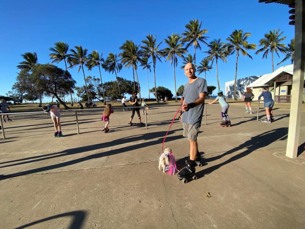 Skating at Bargara