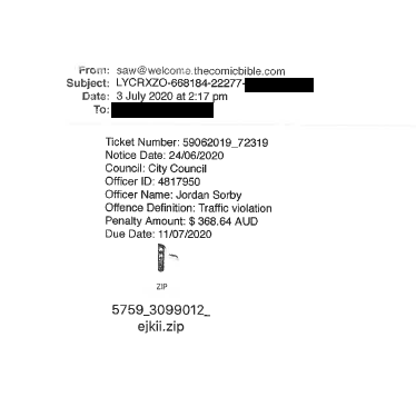 Scam email