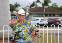 Gary Ostrofksi waving