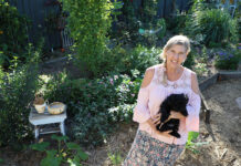 Tanya's whimsical potager garden