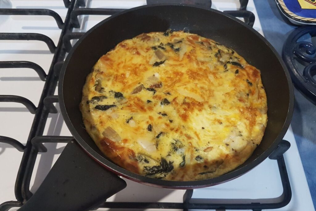 oyster mushroom omelette