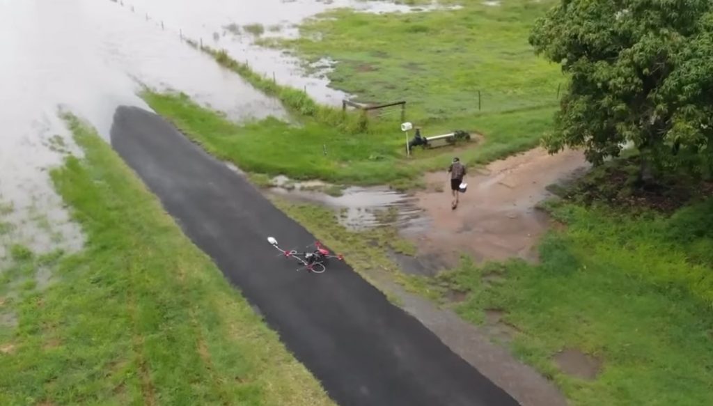 Oztech Drones meals on wheels