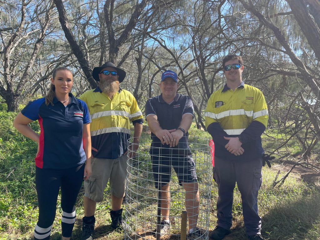 Metalcorp Bundaberg tree planting