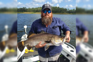 golden barramundi Lake Monduran Laidley Davies