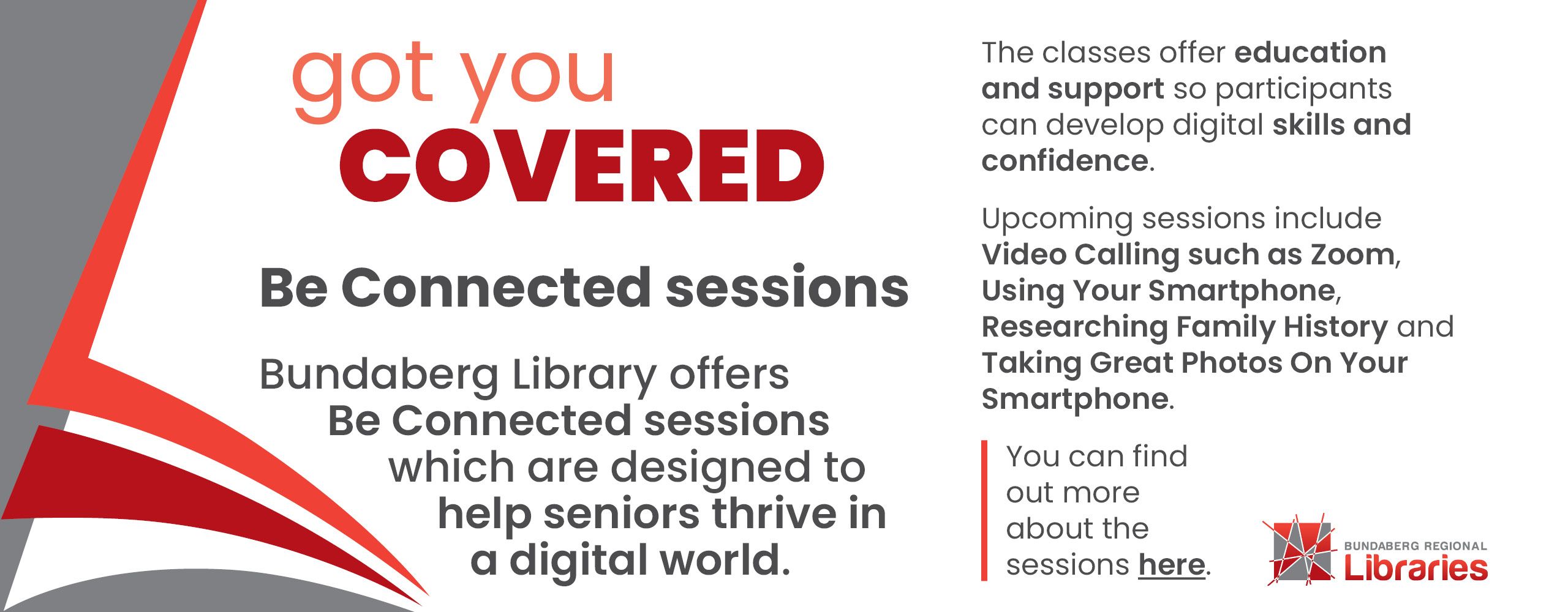 Got You Covered library column