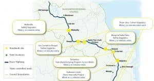 Bruce Highway safety works