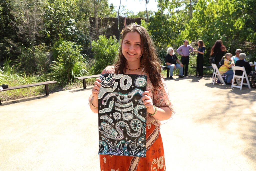 Milbi Dreaming Stone Painting