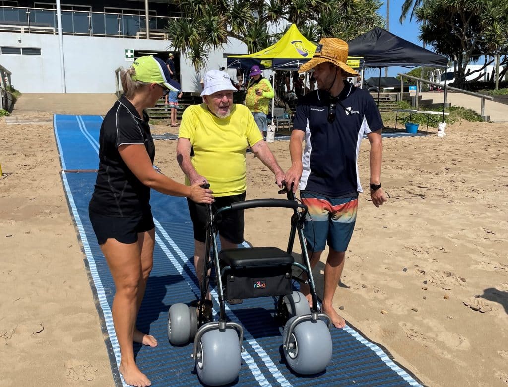 Murray Stevens Mobi-mat U-Beach Community Beach Day