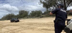 Police beach operation