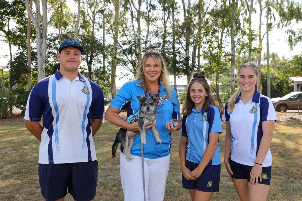 school support dog Kiwi Bundaberg State High School