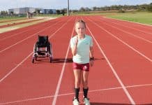 Hallee McCoombes Australian record para-athlete