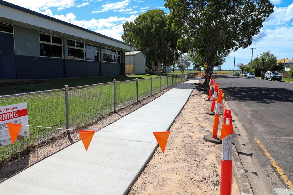 Barber Street footpath