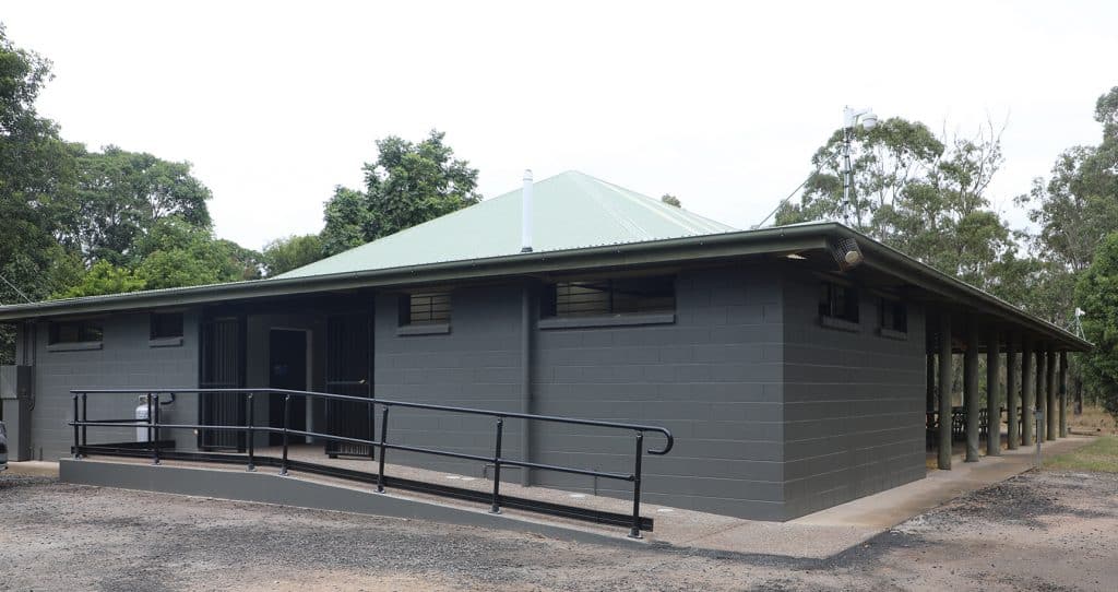 Baldwin Swamp shelter shed