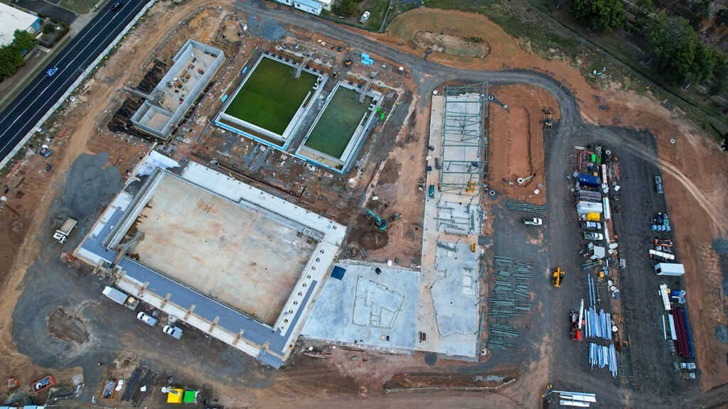 Aquatic Centre taking shape