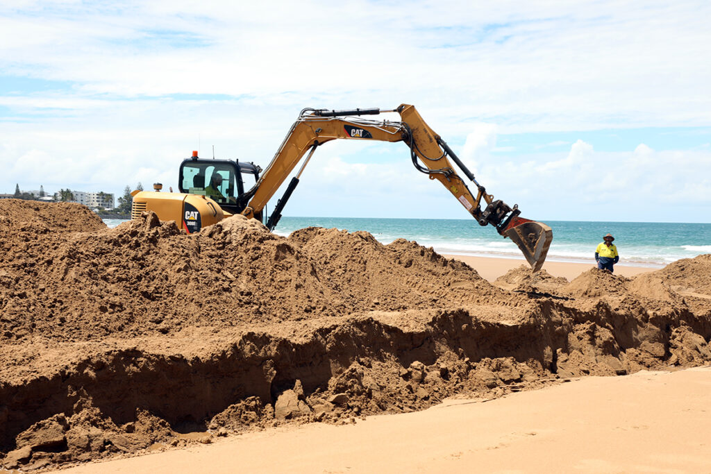 Moneys Creek sand push