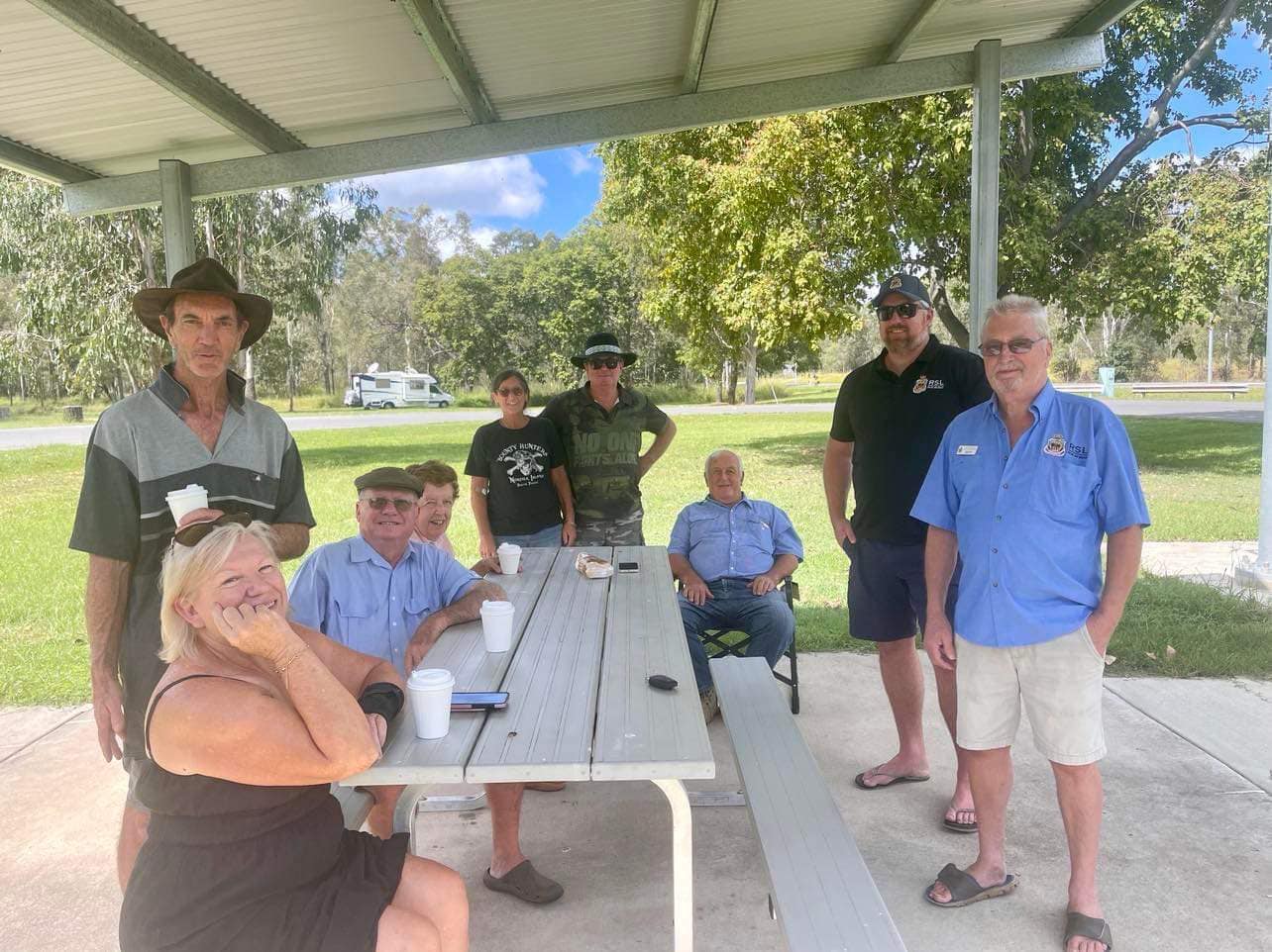 Gin Gin veterans connect over a coffee Bundaberg Now Gin Gin veterans connect over a coffee Bundaberg Now
