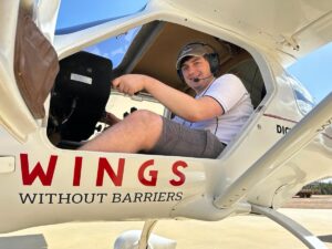Autistic pilot Hayden McDonald