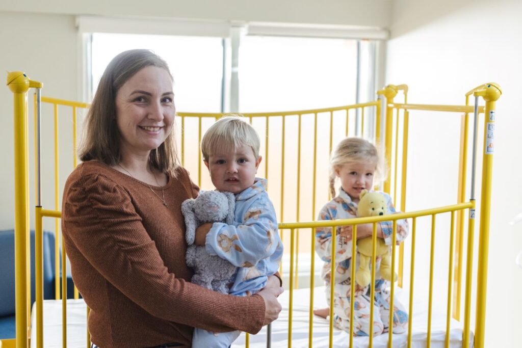 paediatric cots Mater Hospital