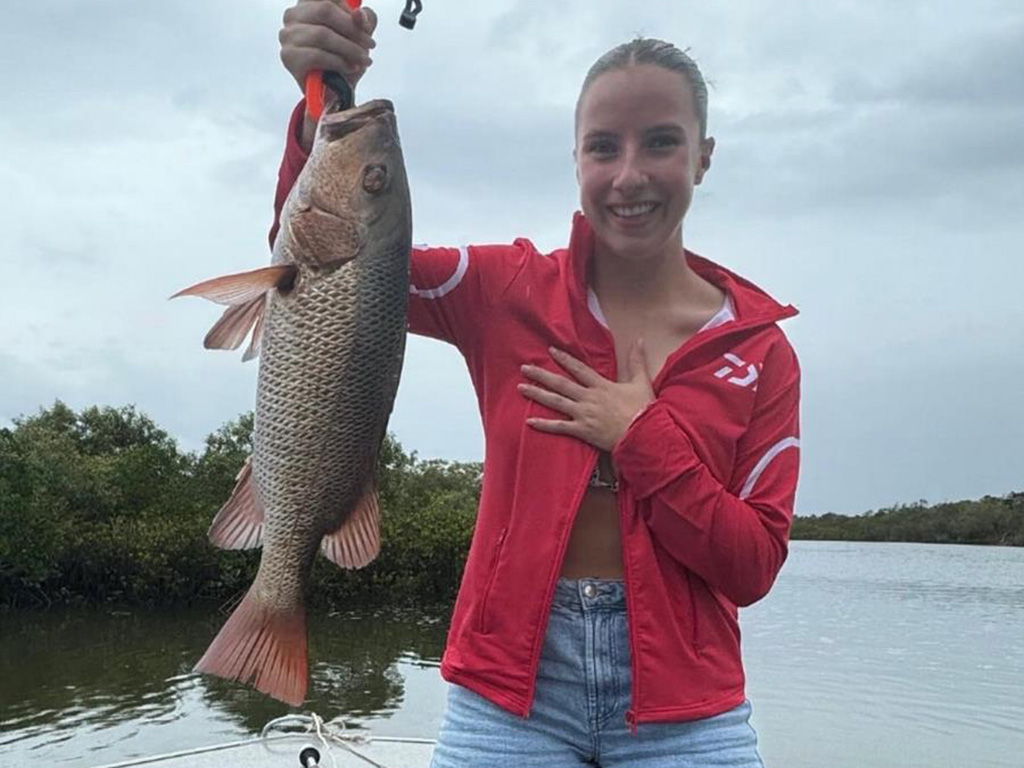 Madison with a big jack.