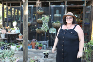 Tracey Harrold's unique bathhouse.