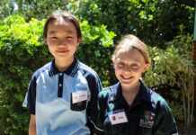 2024 Nanning visits St Lukes School - Eleanor and Peita