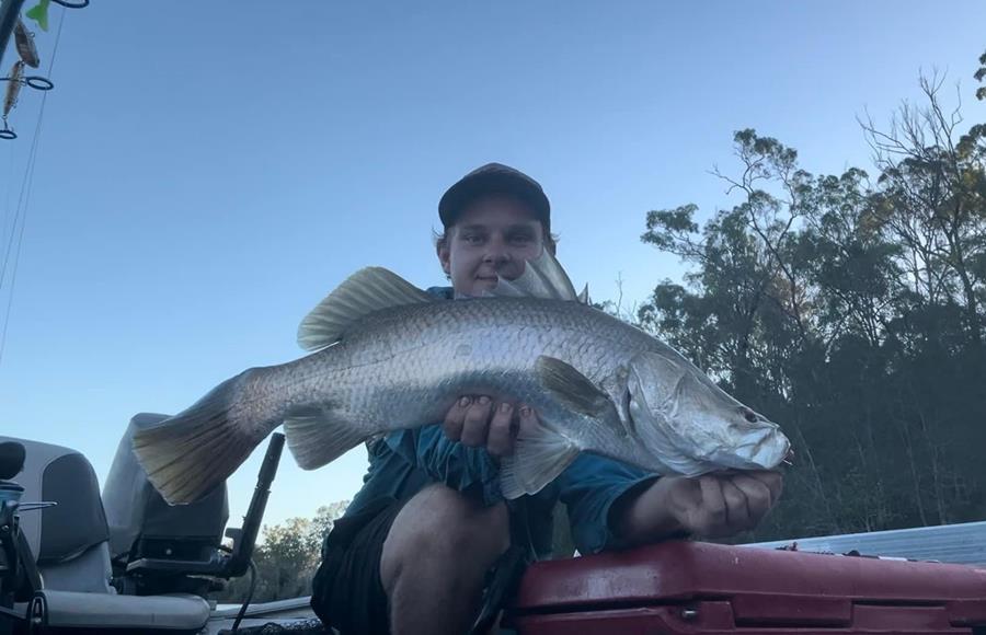 Nicholas Kenny with a solid barra.