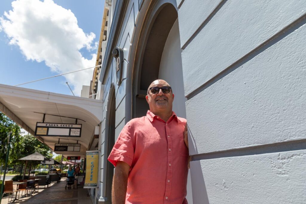 John Felesina, AMP building exterior.