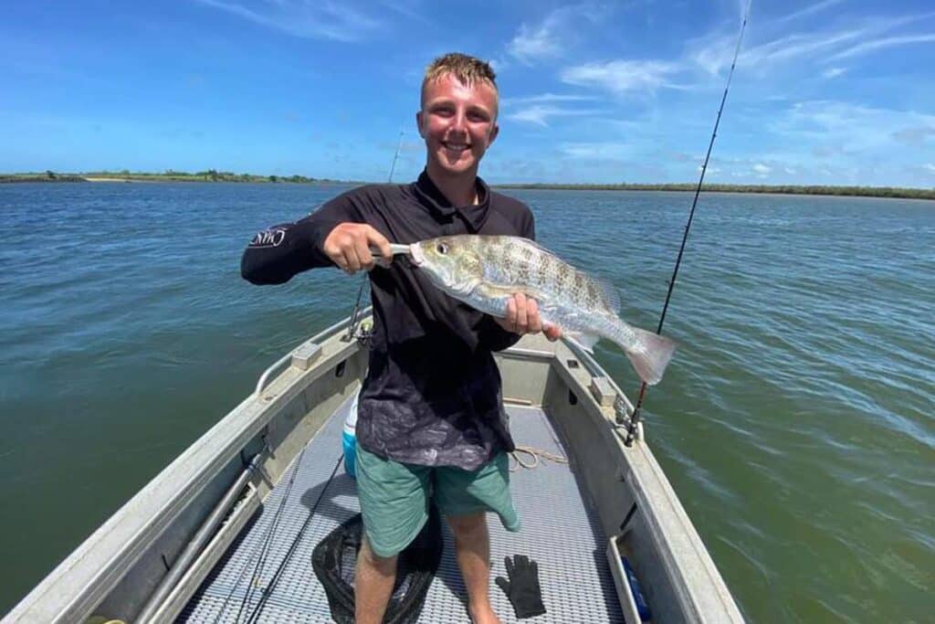 Wyatt with a solid grunter