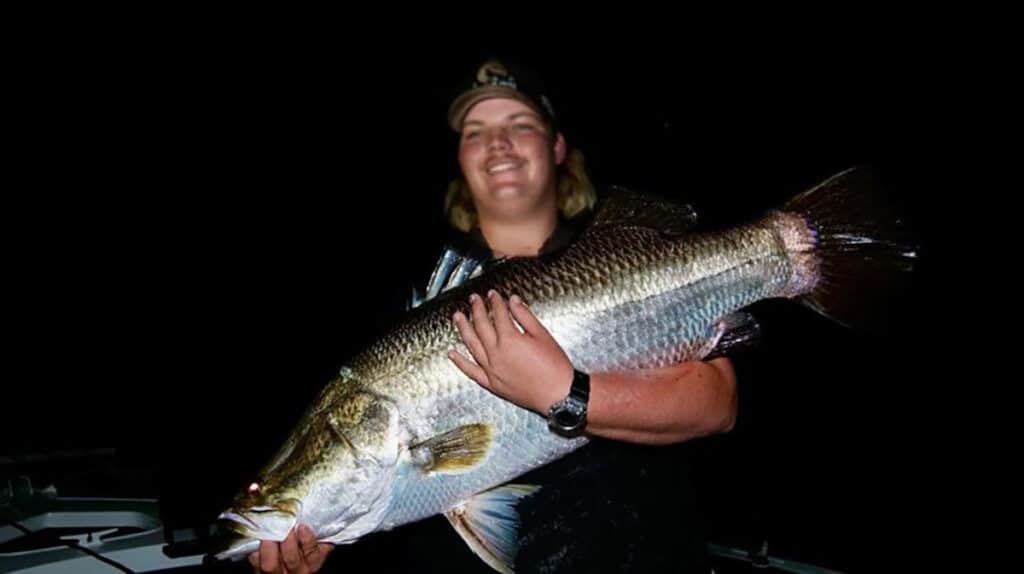 iley Pym with a cracking Lake Monduran barra