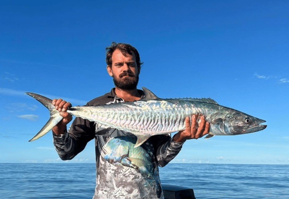 Chris Honor with a solid spanish mackerel!