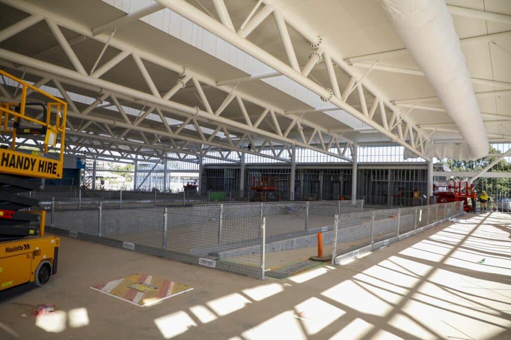 Aquatic Centre construction