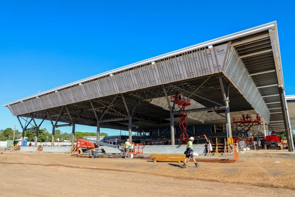 Aquatic Centre construction